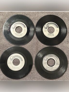 Vintage 1970’s Tony Orlando and Dawn 45RPM Vinyl Records ~Set of 4